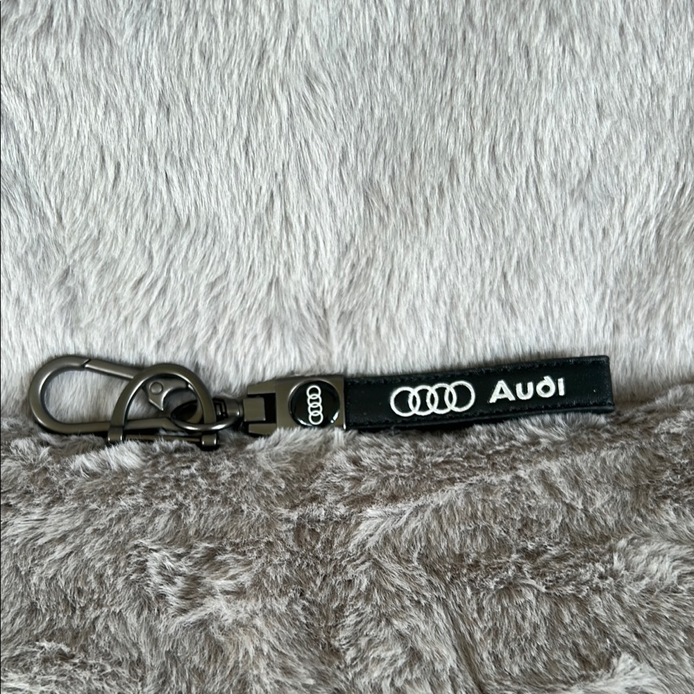 Audi Black Keychain